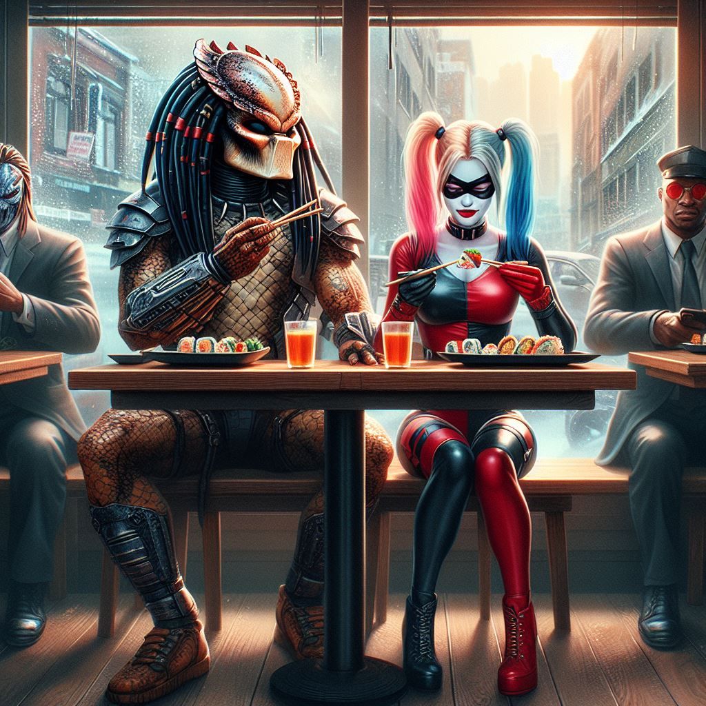 Brah...If Pred is teaching you how to use chopsticks...