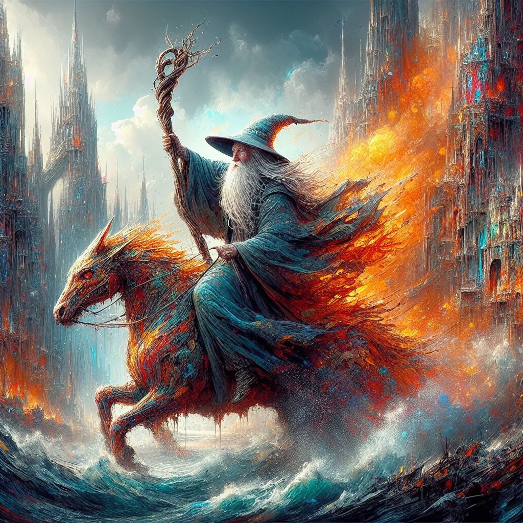 Gandalf Rides to Gondor