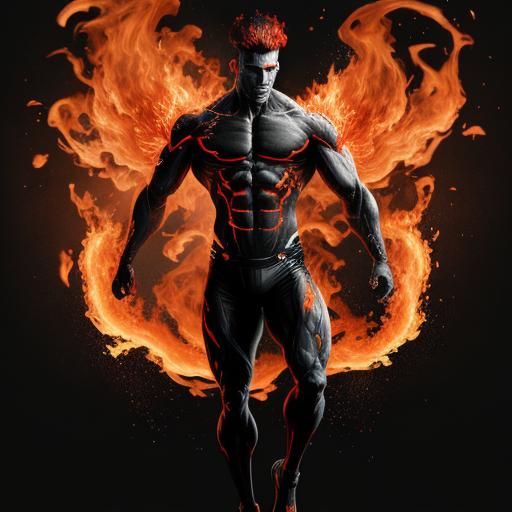If my body was made of fire and air.