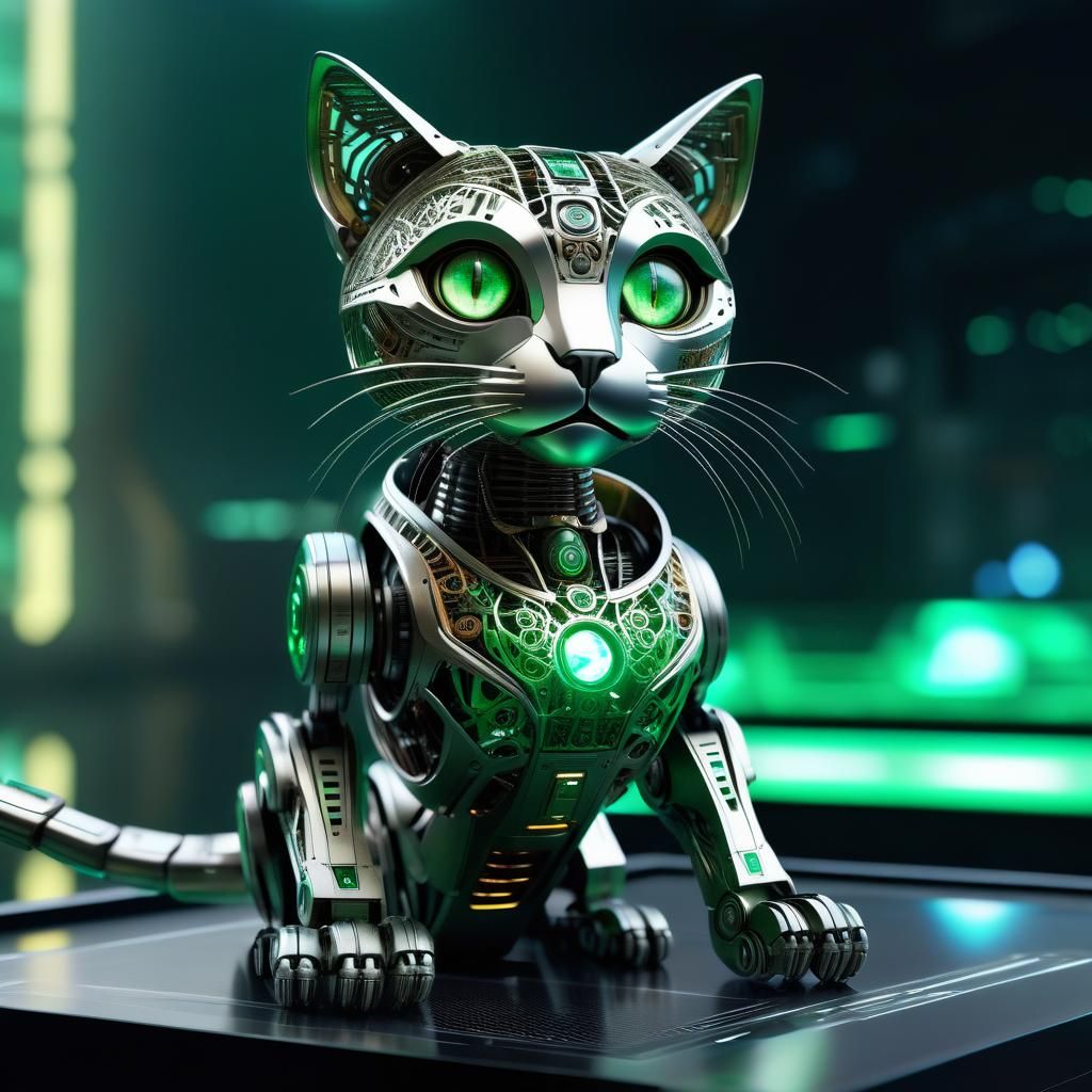 Robo cat has come to inform you…..that his waste oil tray is full ...