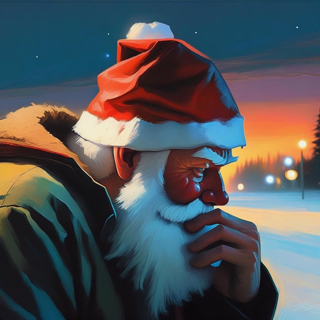 Contemplating the christmas feel