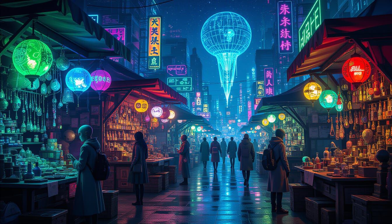 Extraterrestrial Mall  by @Cooltastic Curry