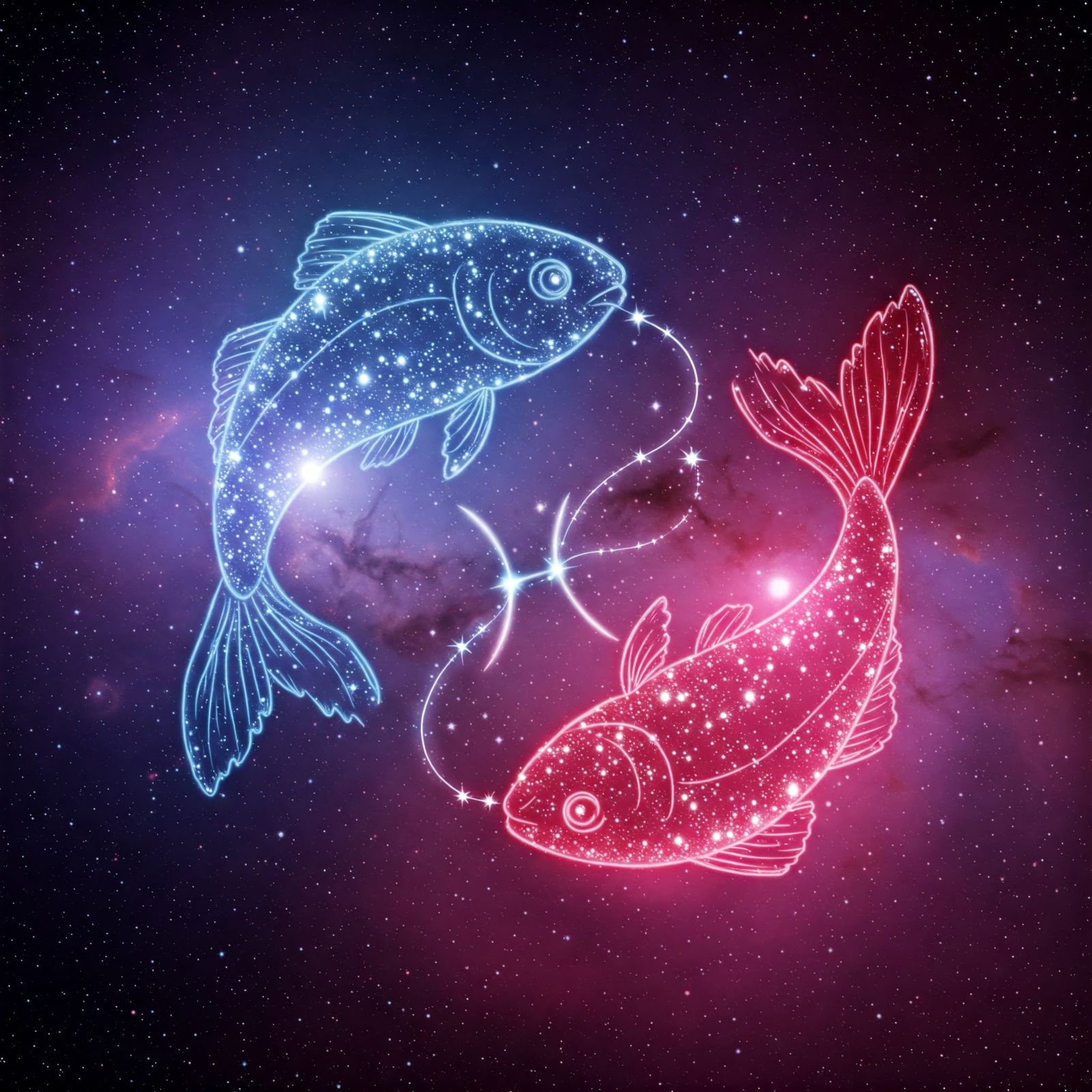 A colorful zodiac sign of the pisces – GE