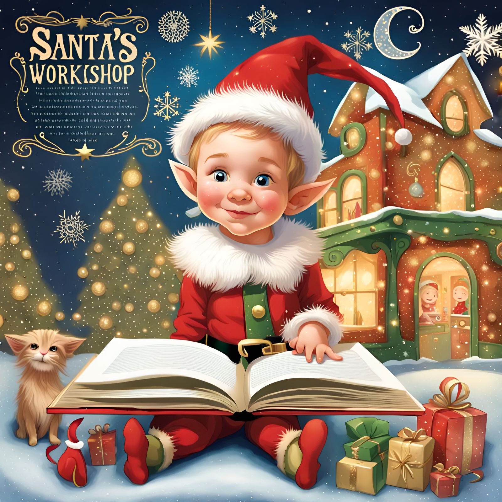 Santa’s Elf AI Generated Artwork NightCafe Creator