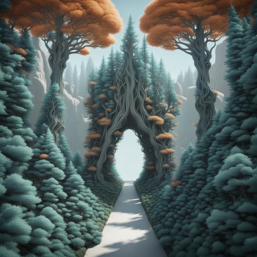 Surreal landscape