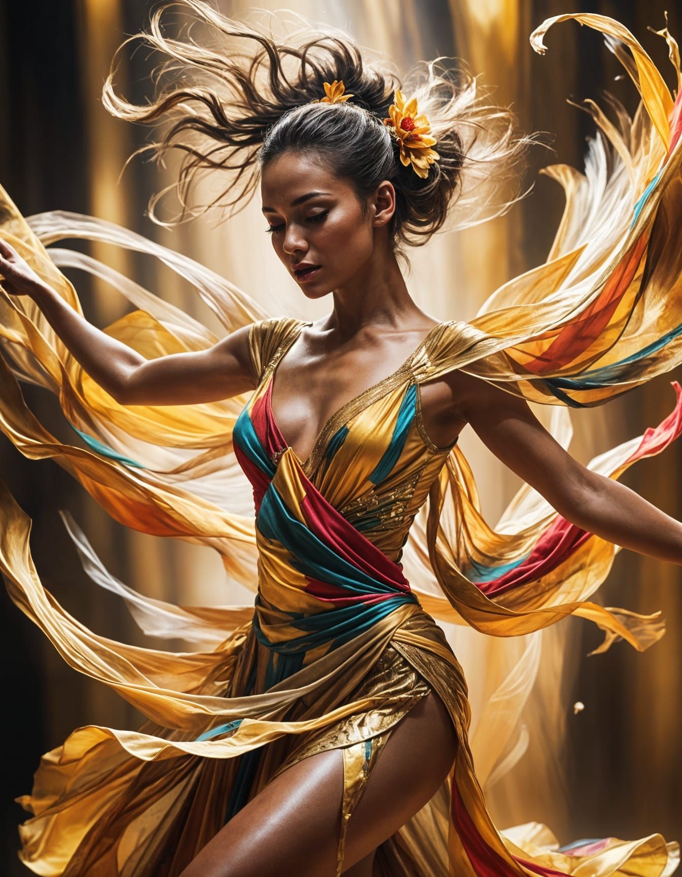 Fire and passion   by @-kitty-