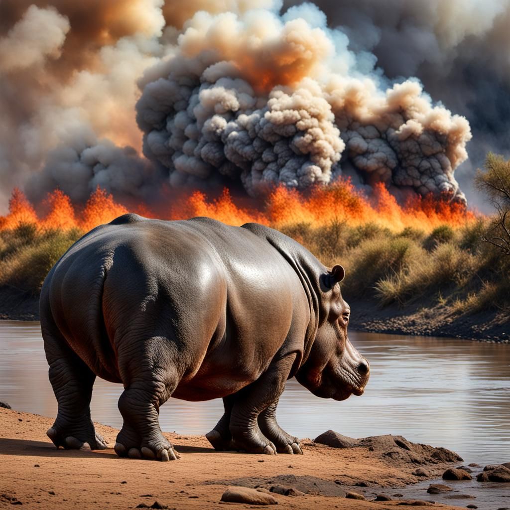 Extinction of Hippopotamus because of the Destruction of their Habitat 😢