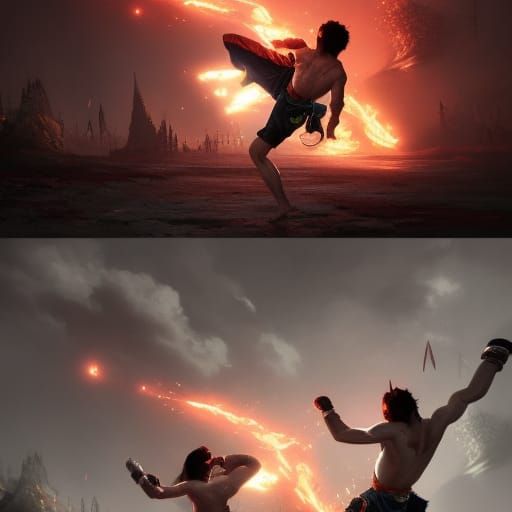 Muay thai High kick