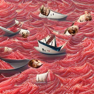 Sailing in a sea of meat