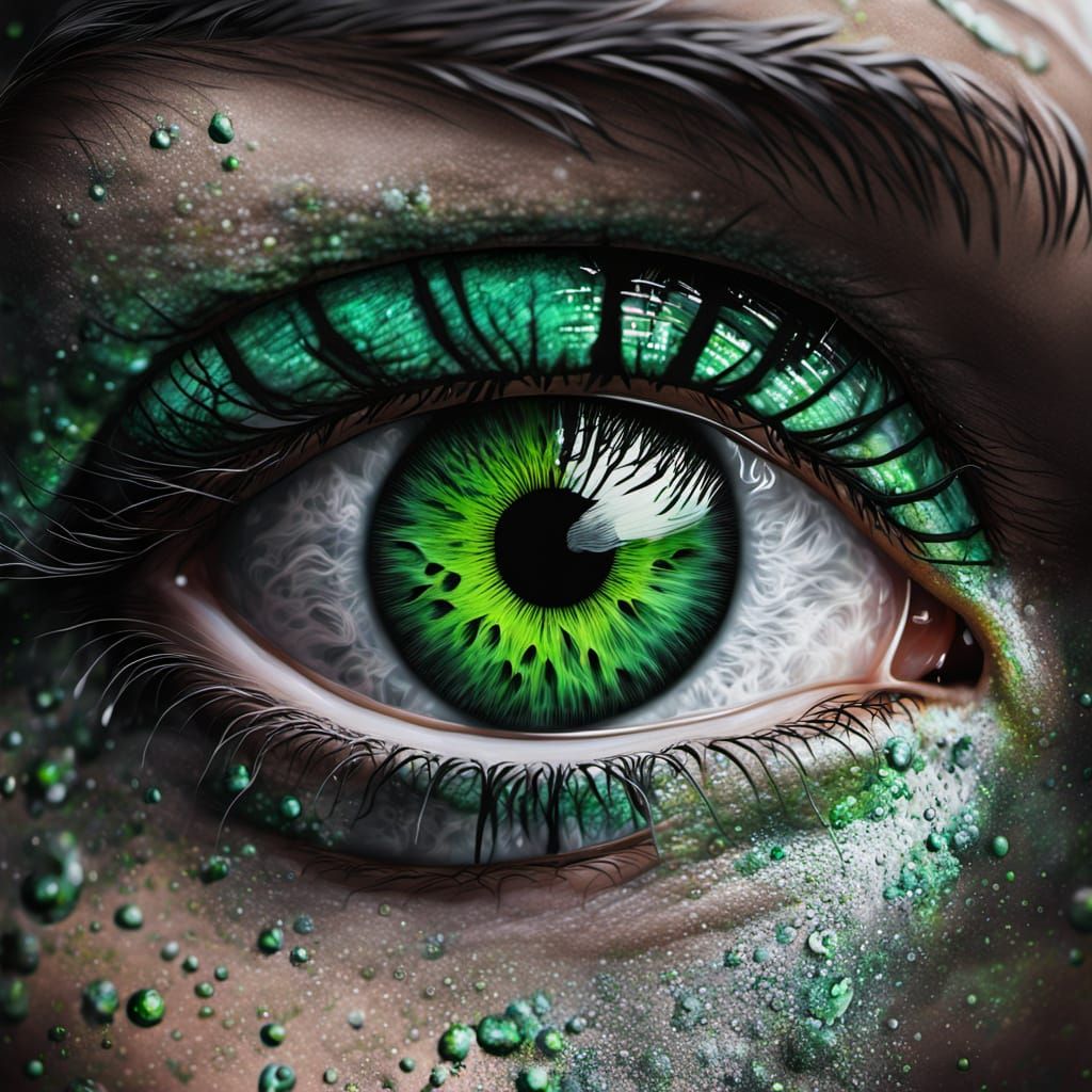 Human eyeball  by @bsnightlife