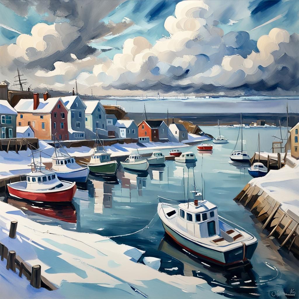 Winter By the Ses   by @Debbie