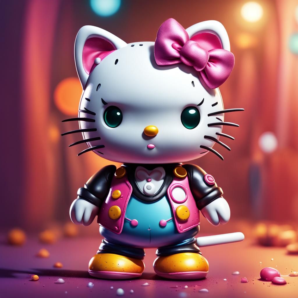 modern Hello Kitty - AI Generated Artwork - NightCafe Creator