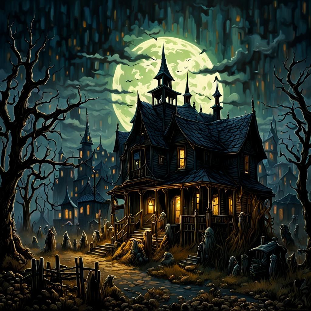 Haunted Village   by @JaMint