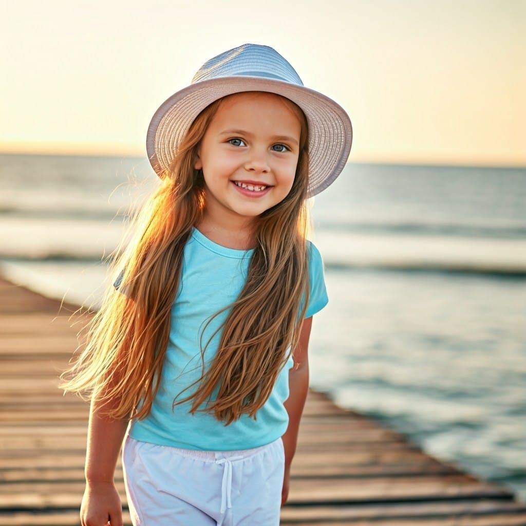 Serene Sunrise Walk on Weathered Boardwalk