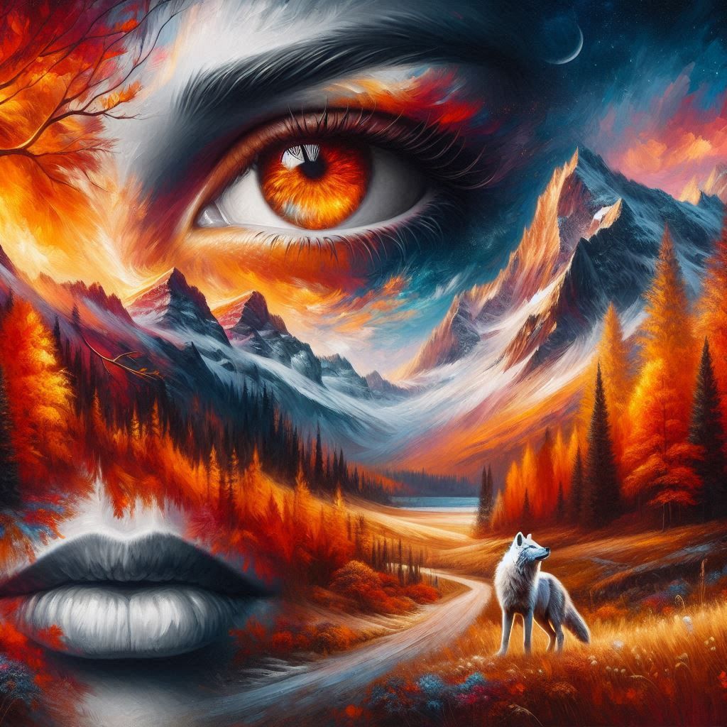 The lady and the wolf