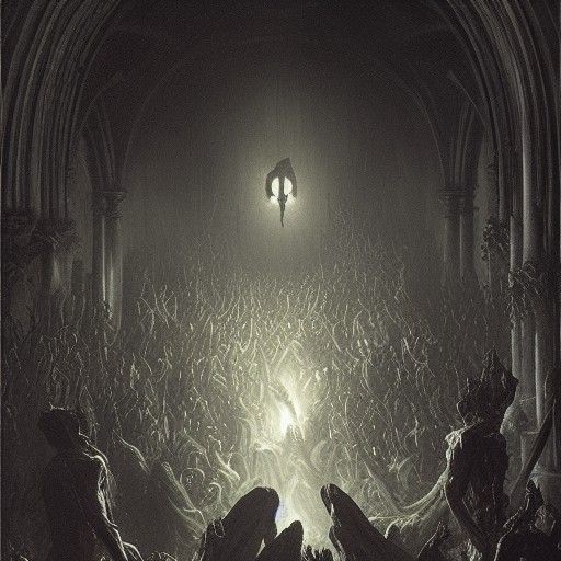 Vampires eating mushrooms