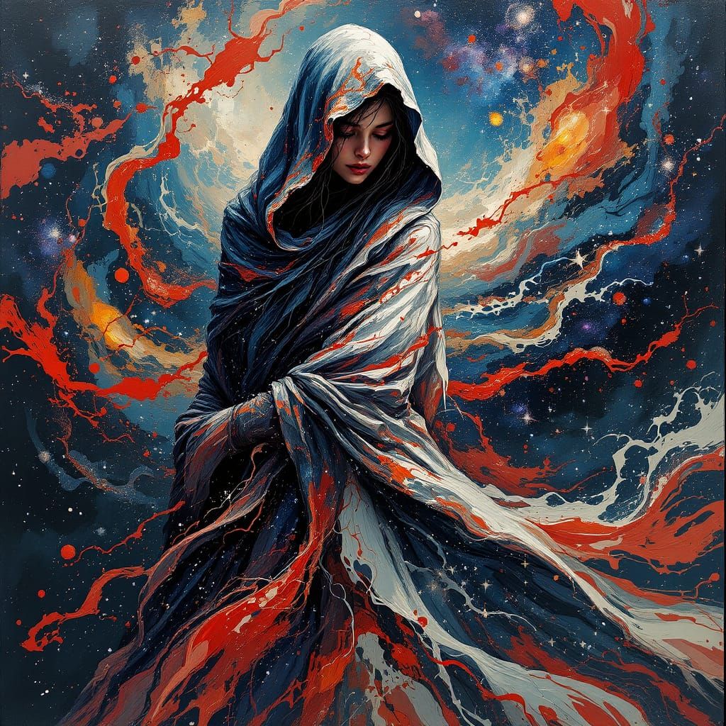 Cosmic galaxy   by @Spiderlicous 