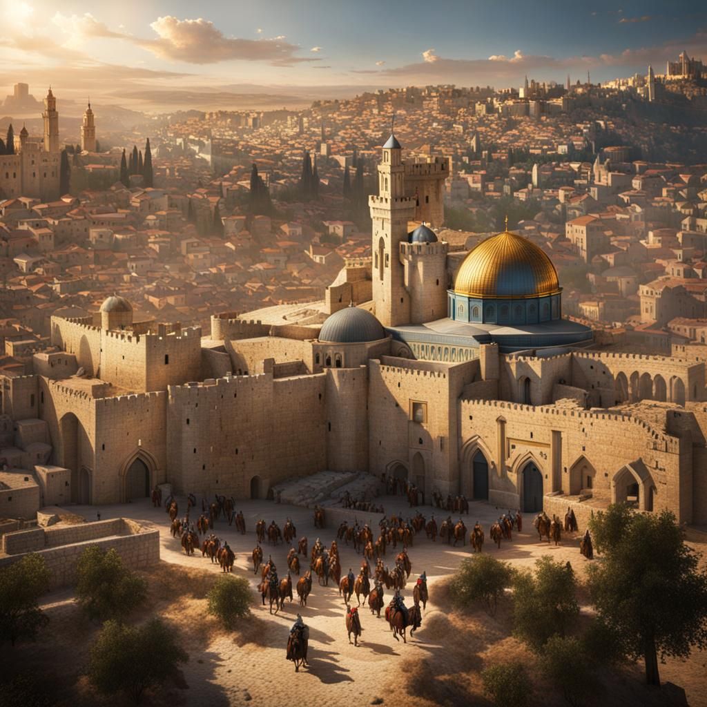 Modern day crusaders taking jerusalem