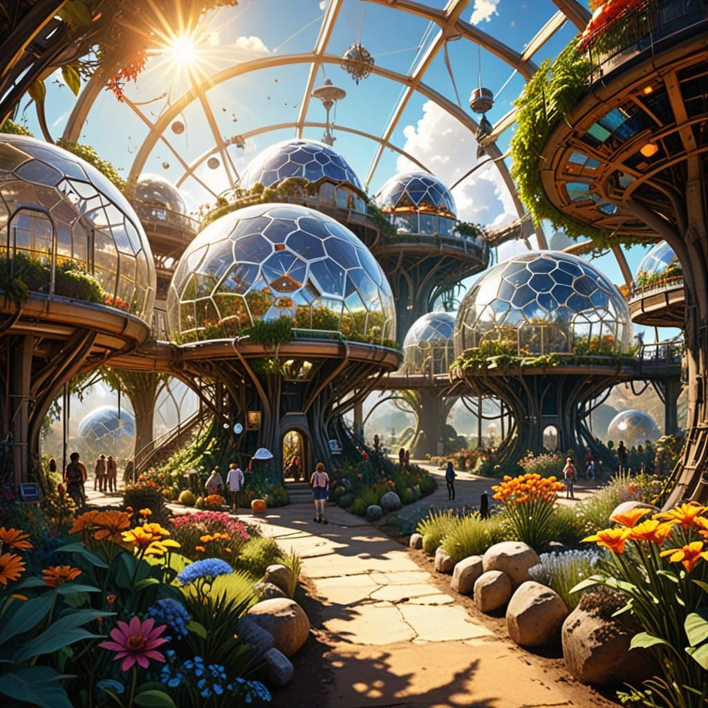 community veggie garden pods  by @bronfoth