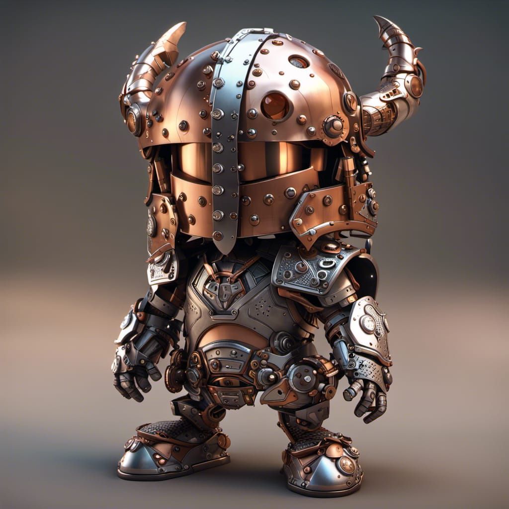 chibi Viking warrior  by @Crazymoona