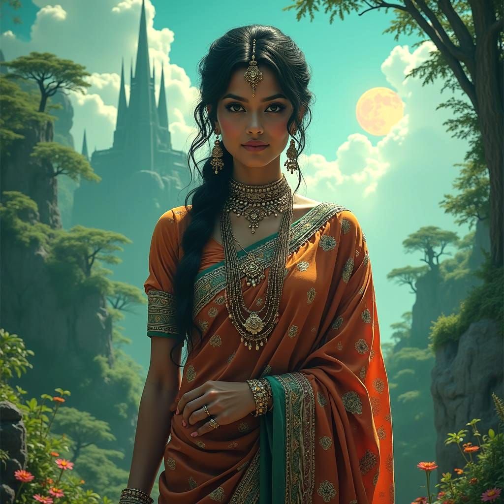 Beautiful Indian female RealVisXL v4 Lighting Detailed  Hype...