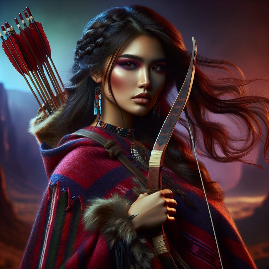 Hastseoltoi, the Navajo Goddess of Hunting :)