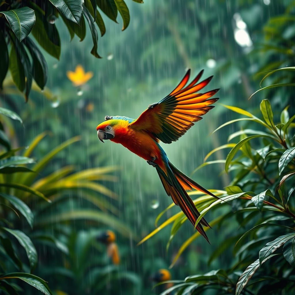 The rain storm   by @Prioress