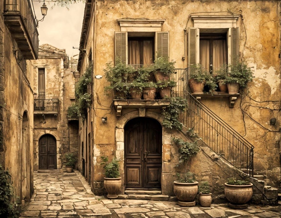 Nature Reclaiming the Silent Courtyard - 3 LIKES  by @denny_b