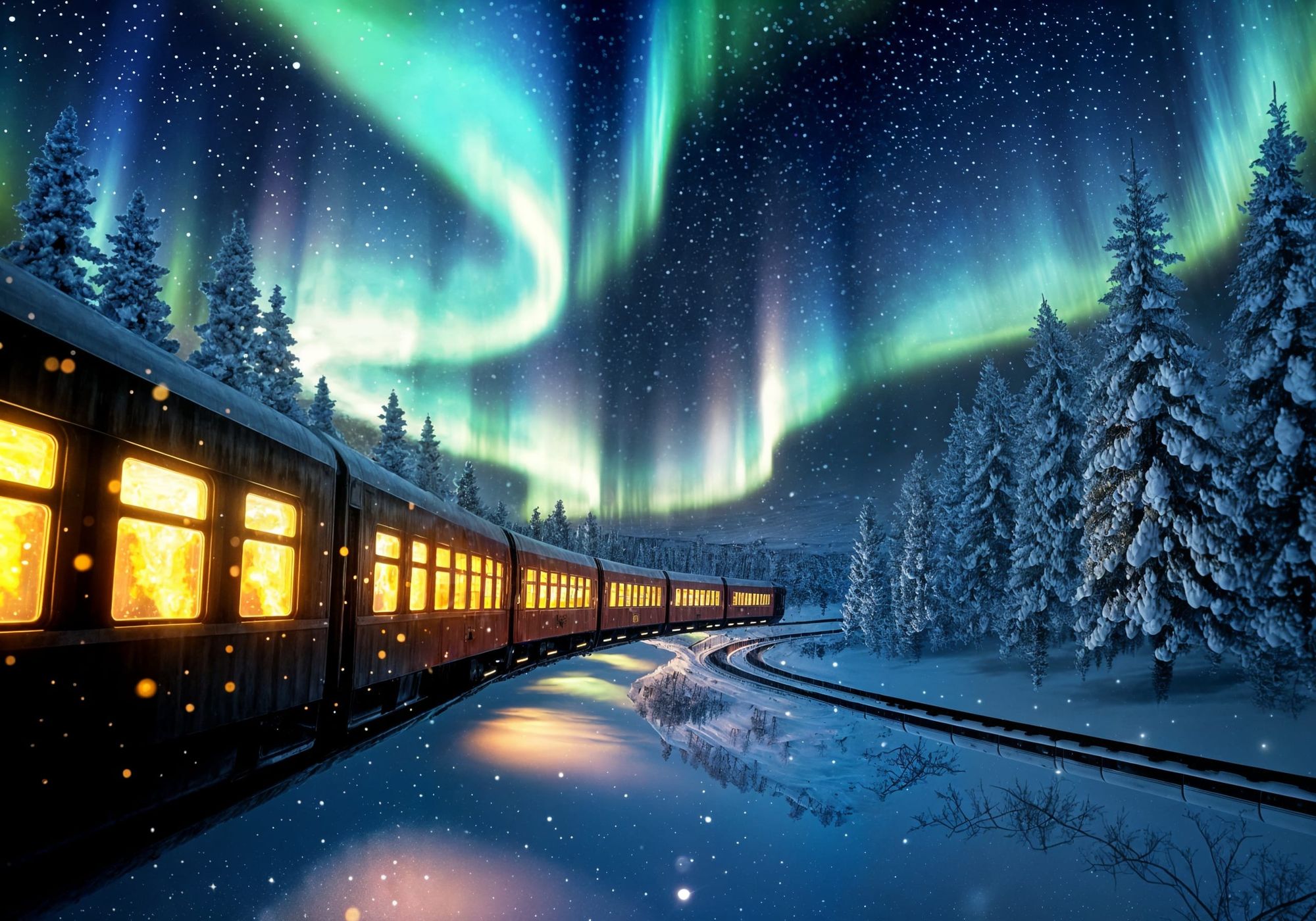 Winter Journey into Dawn