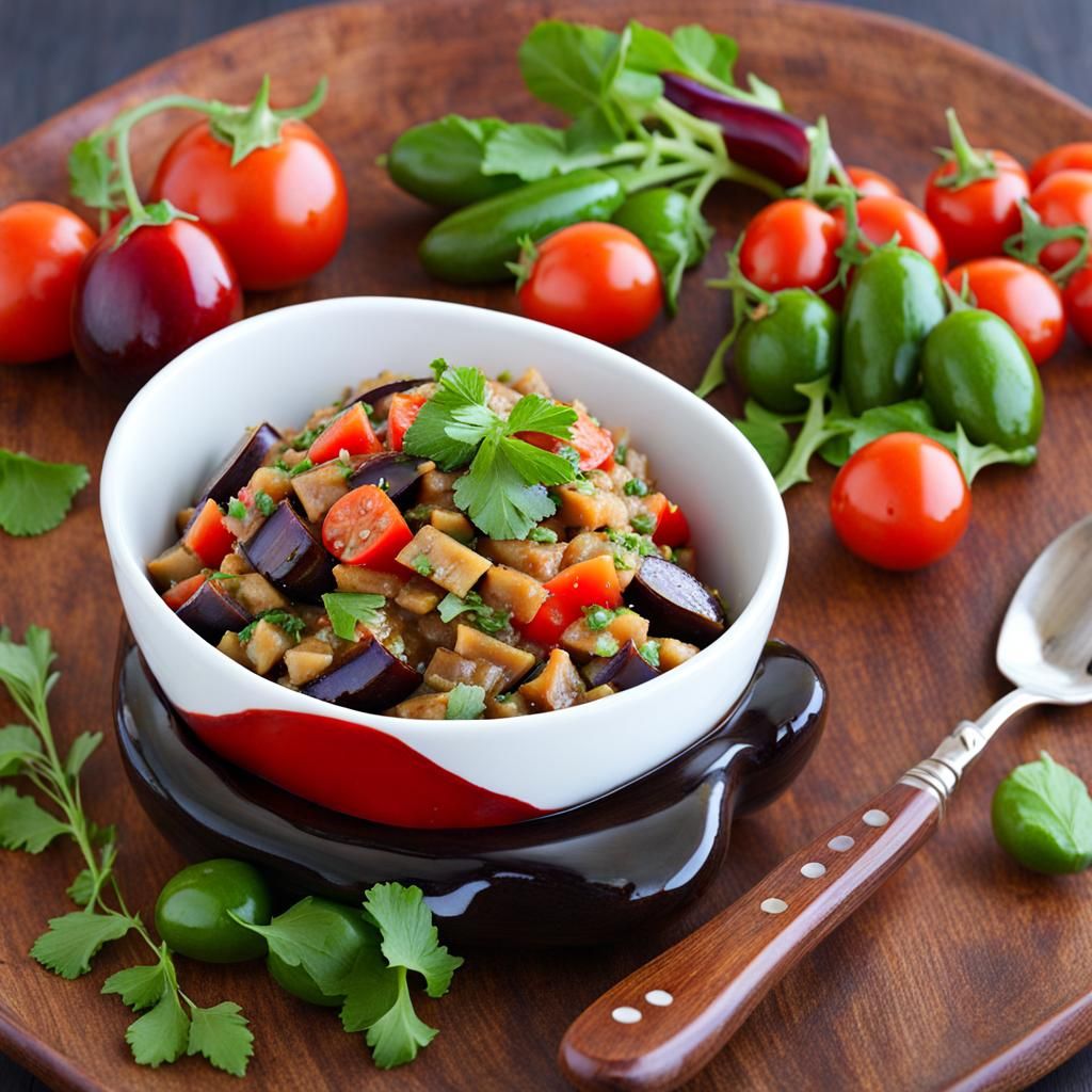 Eggplant salad