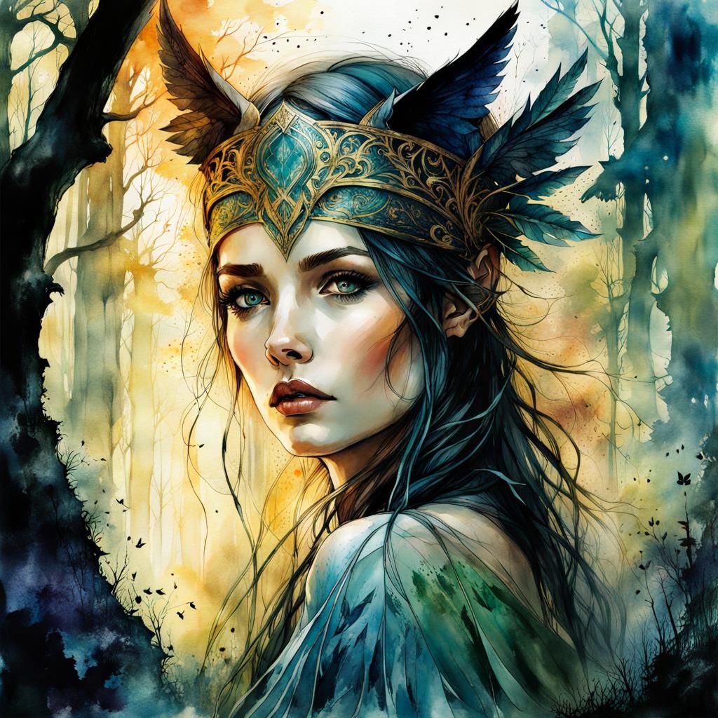 Elven Princess - Ai Generated Artwork - Nightcafe Creator