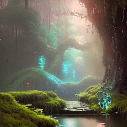 look at this pretty forest! i love it! <3