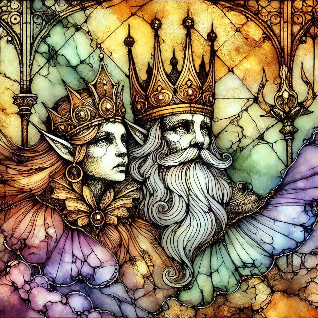 Elf king and queen