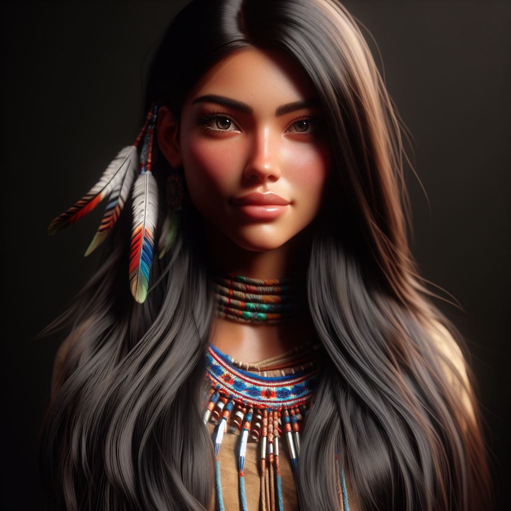Native American Woman of the Hopi Nation