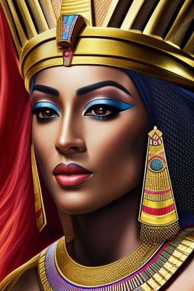 the female Pharaoh - AI Generated Artwork - NightCafe Creator