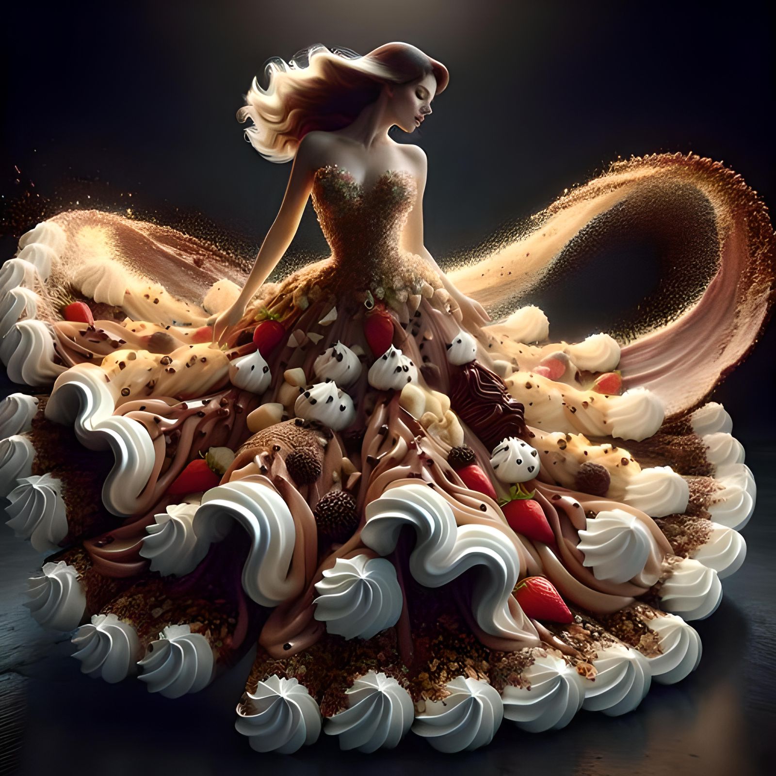 Fantasy Ice Cream Dress  by @Eve