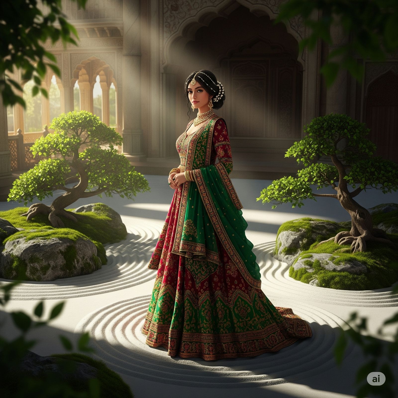 Mughal princess in Anarkali