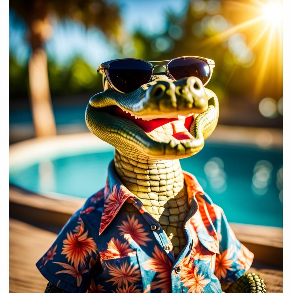 Happy Little Caiman