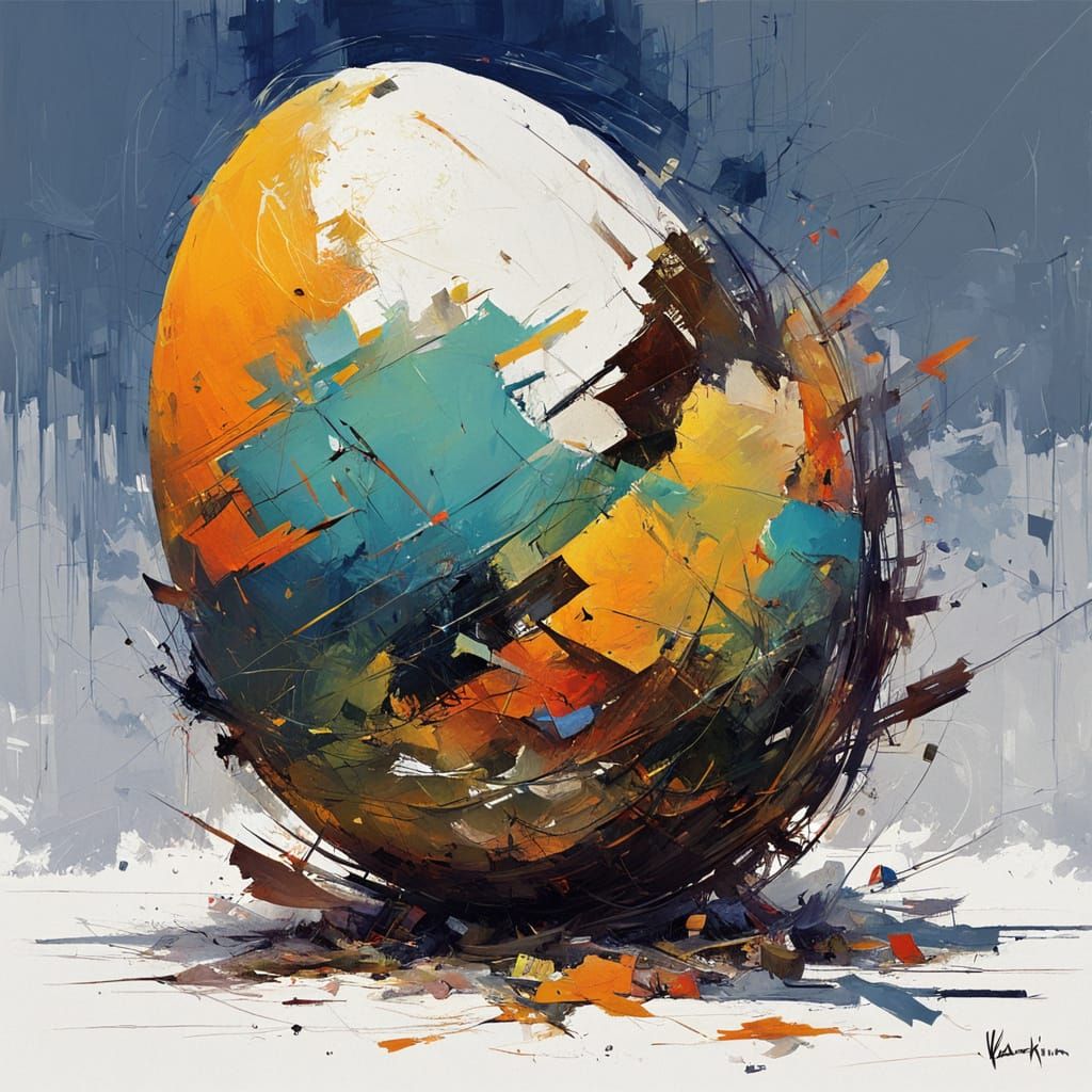 Abstract egg designed  by @Gabriele A