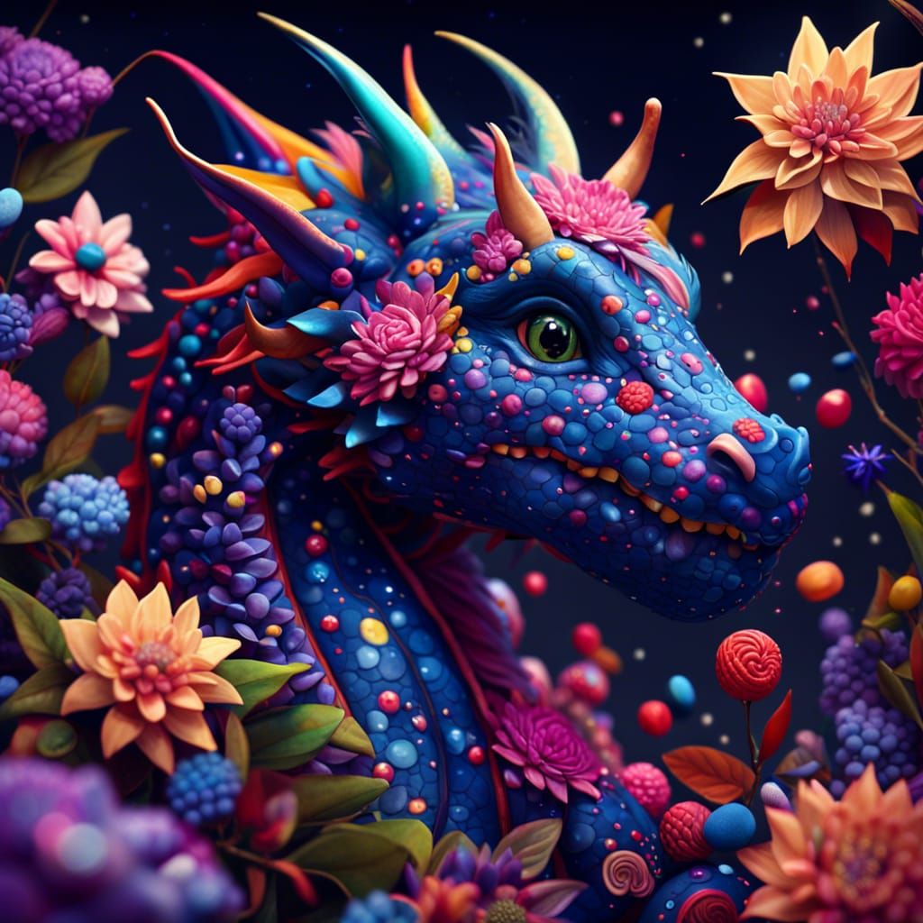 Candy Dragon  by @Liandra