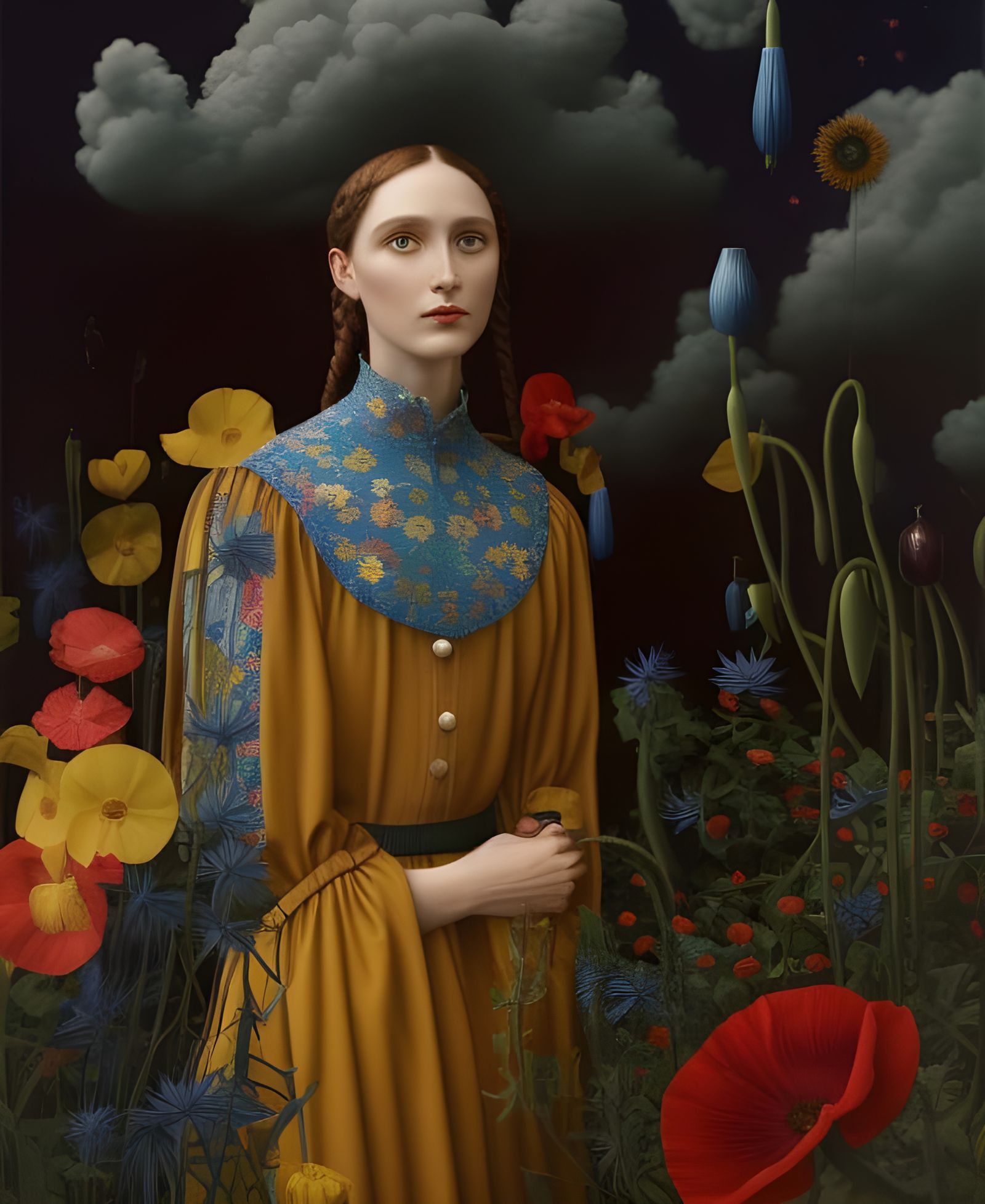 Midsummer Lizzie Riches, Mark Ryden, Henri Rousseau, hyperdetailed ...