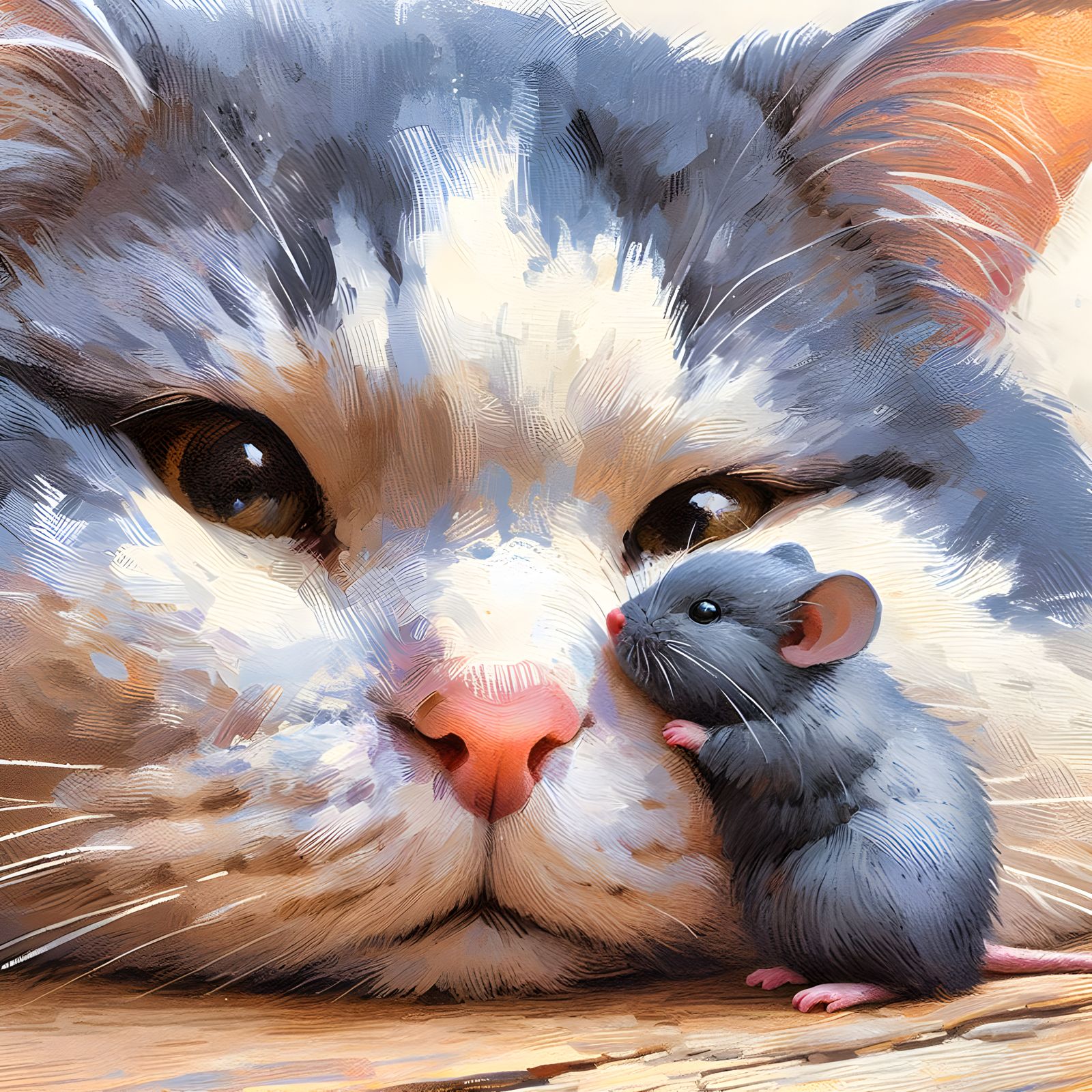 Cat & Mouse  by @Eric