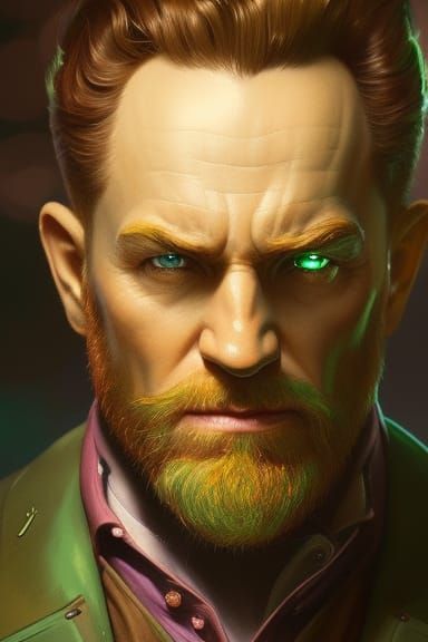 Green eyed Irishman - AI Generated Artwork - NightCafe Creator