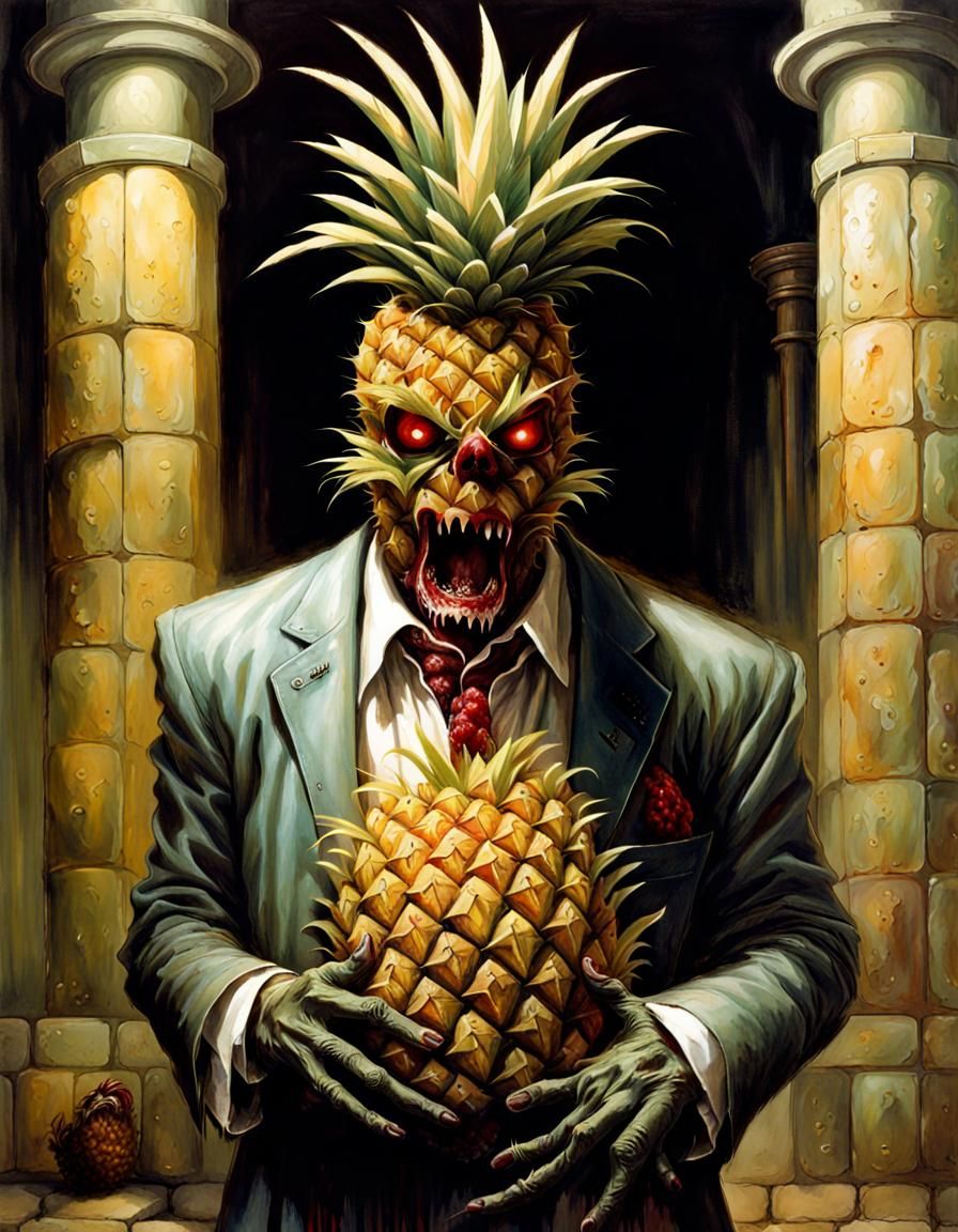 I'll create a pineapple zombie army!  by @BitHProd