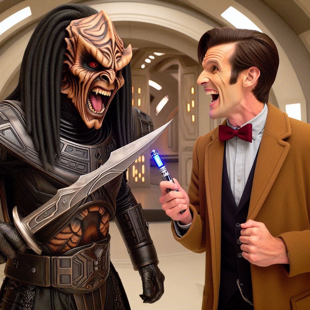 "You bring a screwdriver to a sword fight, ha!"