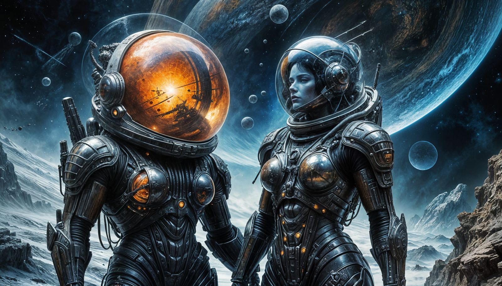 Facing the Unknown cosmic horror   by @Gothic Vampire Poetry