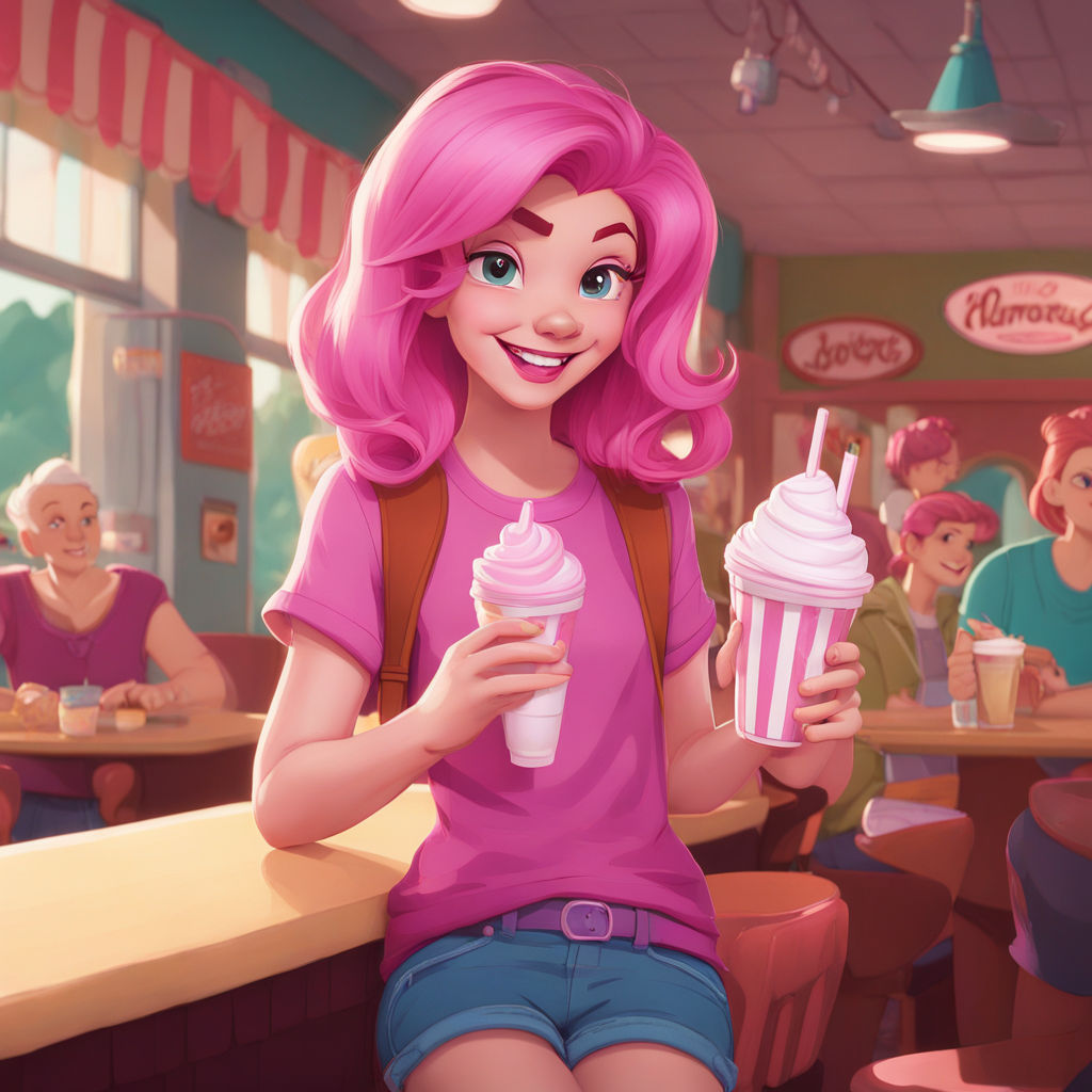 Human Babs Seed from My Little Pony, human face, magenta and...