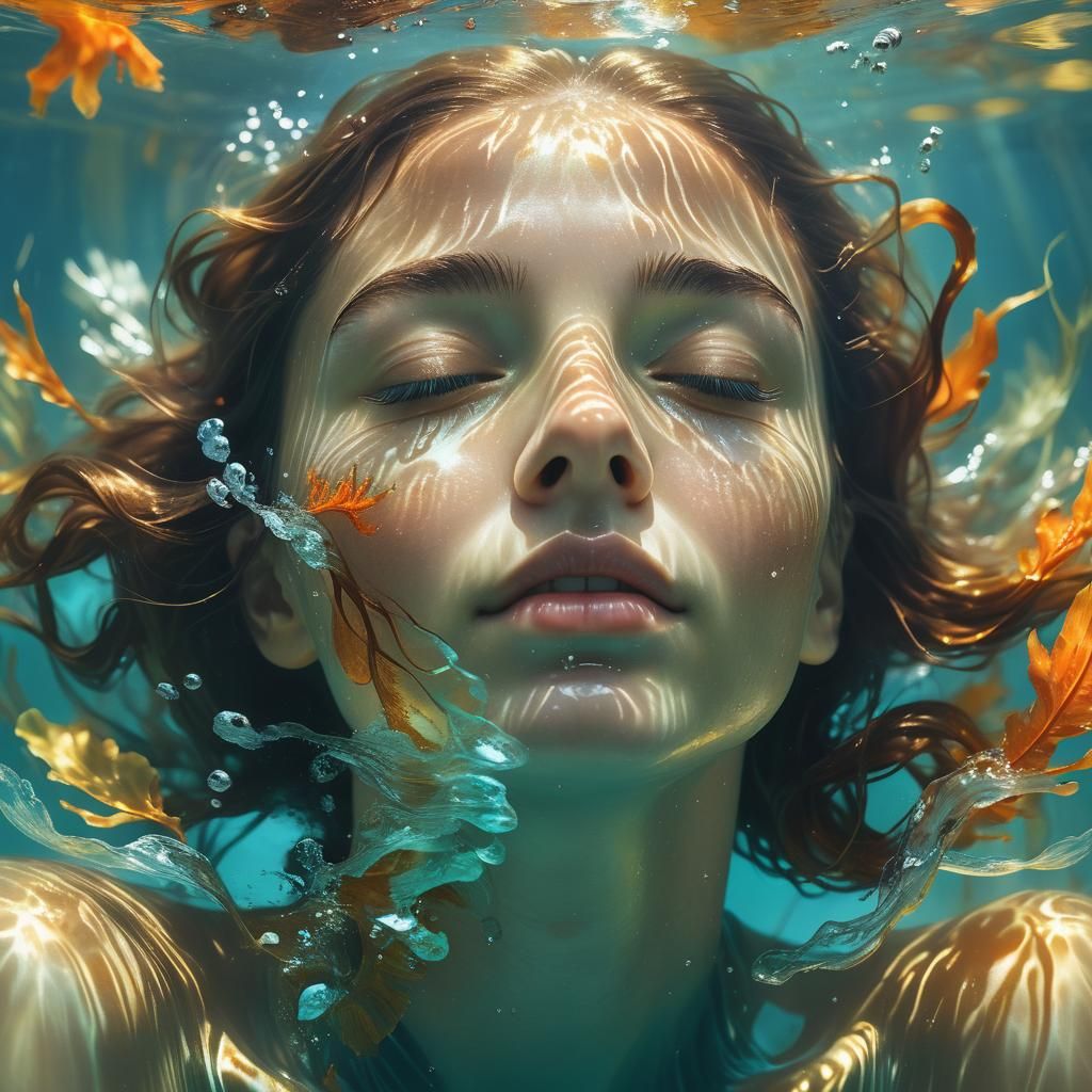 gold fish  by @PandaLand