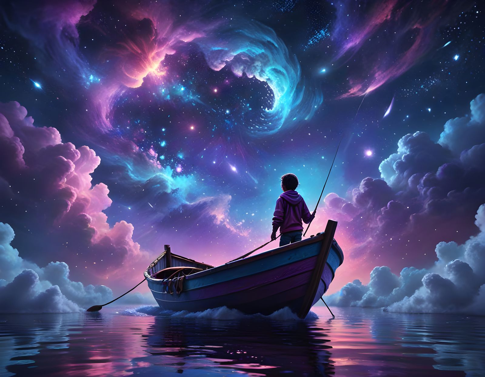 The Star Fisherman  by @The AI Edition