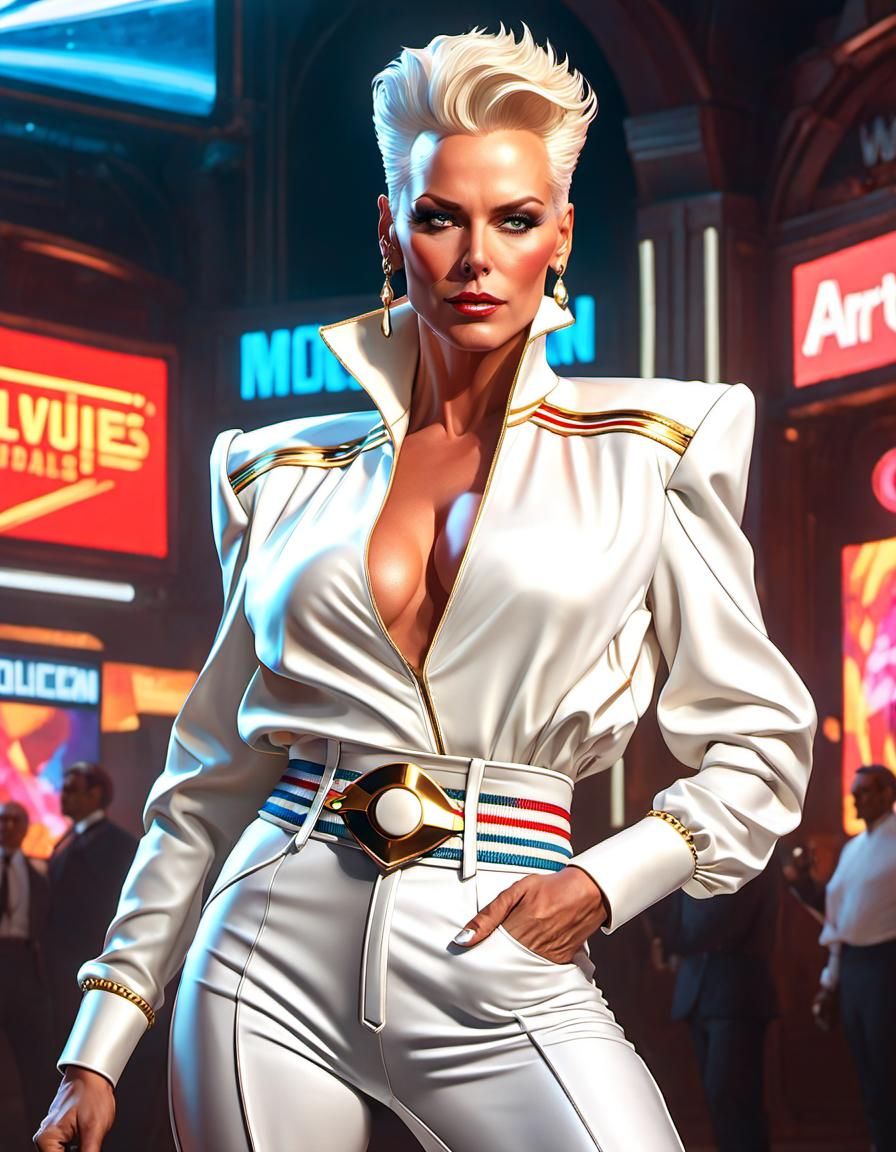 Brigitte Nielsen - AI Generated Artwork - NightCafe Creator